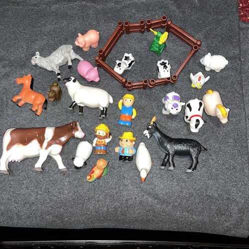 Little people farm animals - people,